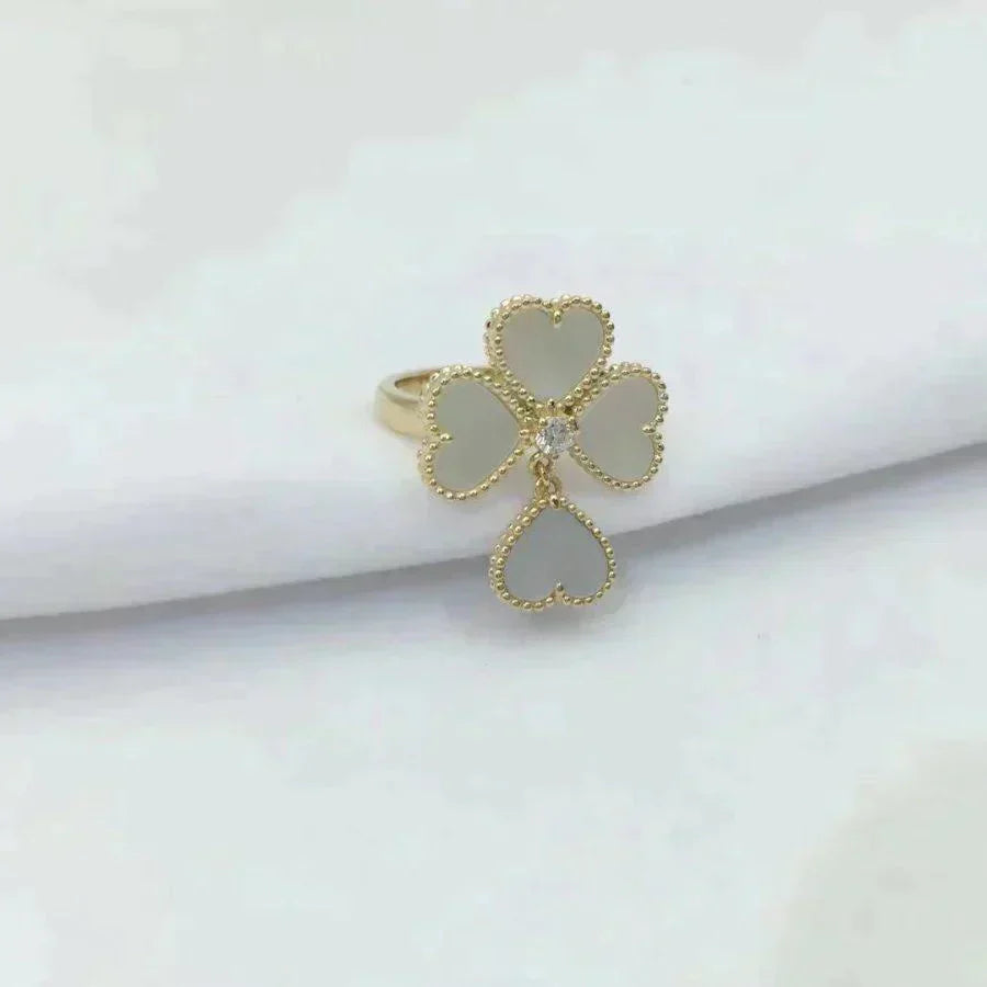 Lume Jewelry SWEET CLOVER WHITE MOP リング