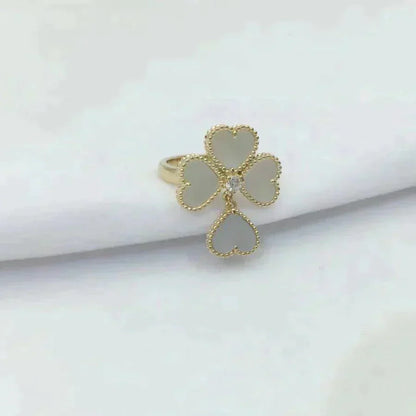 Lume Jewelry SWEET CLOVER WHITE MOP リング