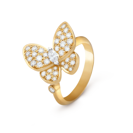 Lume Jewelry バタフライダイヤモンドリング