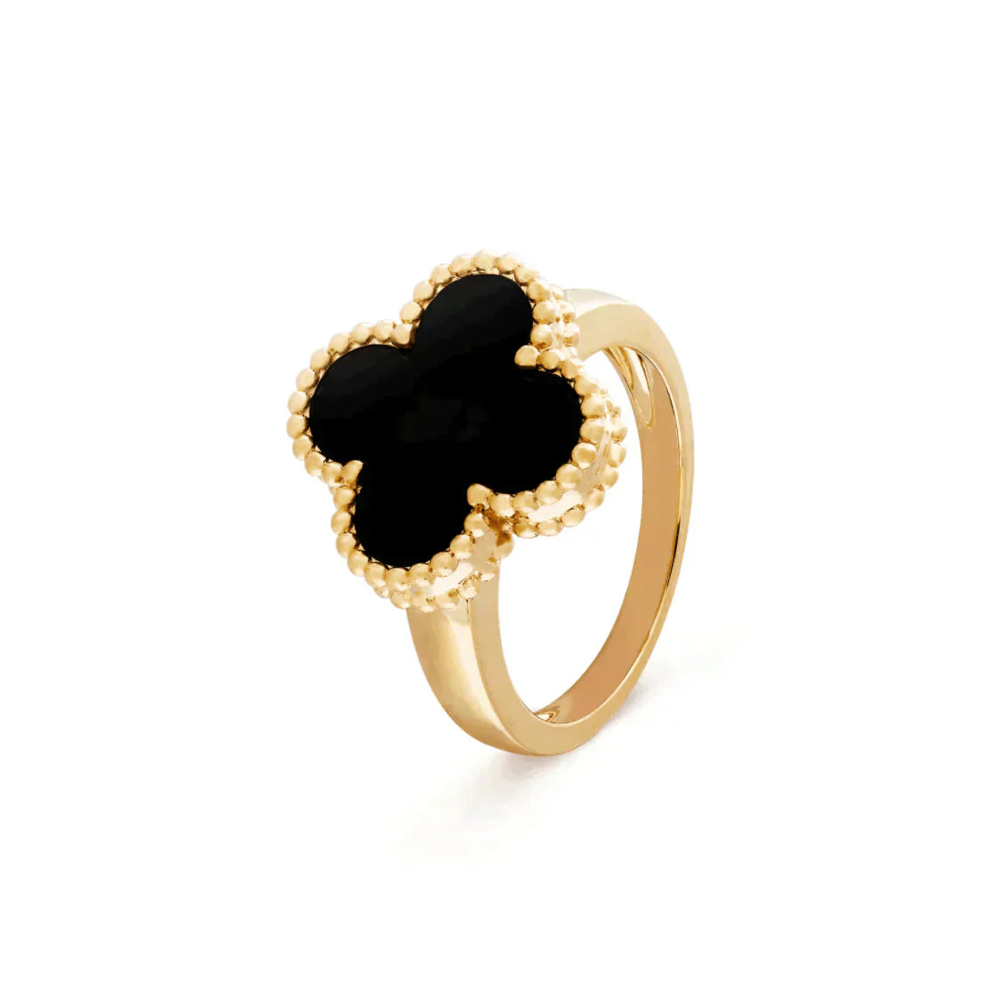 ®Lume Jewelry® クローバー オニキスリング