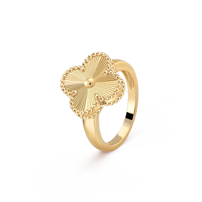 『Lume Jewelry』クローバーゴールドリング