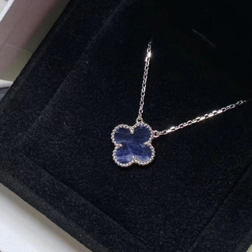 Lume Jewelry クローバー 15MM ピータサイトネックレス シルバー