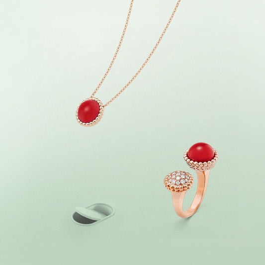 「Lume Jewelry」ペルレ クルール ダイヤモンド ローズゴールド アントレ レ ドア リング