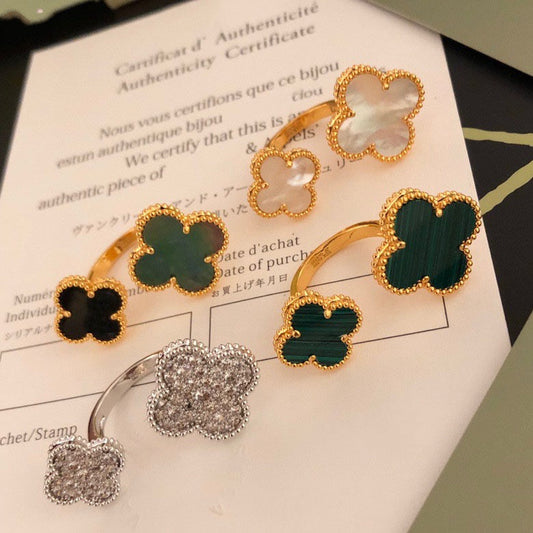 Lume Jewelry クローバー アントレ レ ドア リング