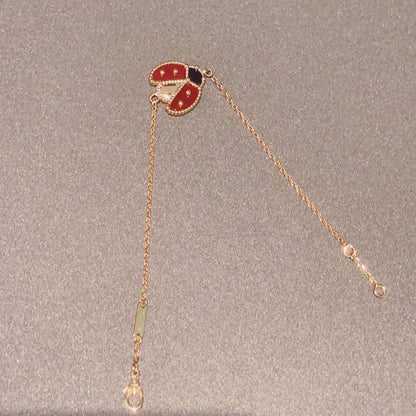 LUME JEWELRYラッキー スプリング 1モチーフ ピンクゴールド ブレスレット