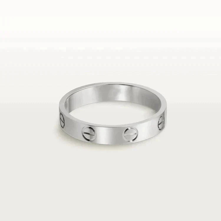 Lume Jewelry「LOVE RING 4MM 1 DIAMOND SILVER」