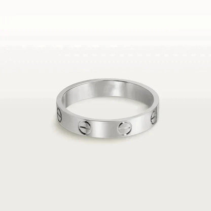 Lume Jewelry「LOVE RING 4MM 1 DIAMOND SILVER」