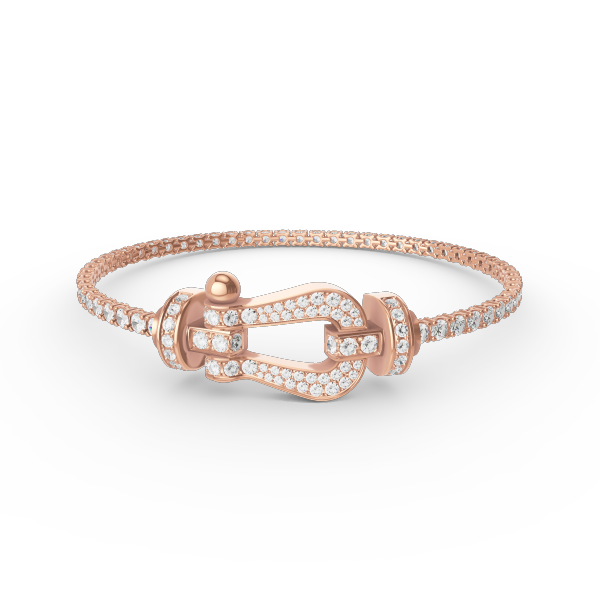 Lume Jewelry「FORCE」ラージホースシュー フルダイヤモンドテニスブレスレット