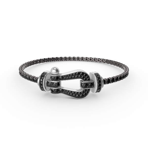 Lume Jewelry「FORCE」ラージホースシュー フルダイヤモンドテニスブレスレット