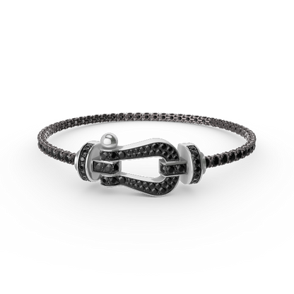 Lume Jewelry「FORCE」ラージホースシュー フルダイヤモンドテニスブレスレット